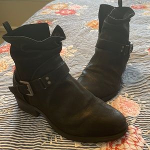 Torrid black slouchy boots size 12W